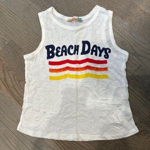 Vintage Havana Distressed Tank - Size Med